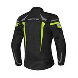 BELA HIGHLAND MUJER MOTO CHAQUETA TEXTILE NEGRO GRIS F,AMARILLO