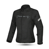 BELA HIGHLAND MUJER MOTO CHAQUETA TEXTILE NEGRO GRIS