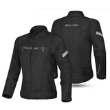 BELA HIGHLAND MUJER MOTO CHAQUETA TEXTILE NEGRO GRIS