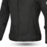 BELA HIGHLAND MUJER MOTO CHAQUETA TEXTILE NEGRO GRIS