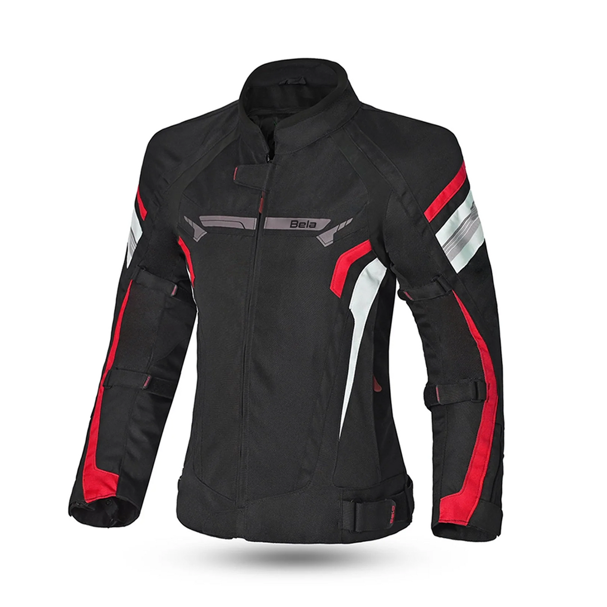 BELA - HIGHLAND Damenjacke Schwarz/Eis/Rot