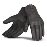 BELA IMPACT GUANTES DE MOTO PIEL MARRON