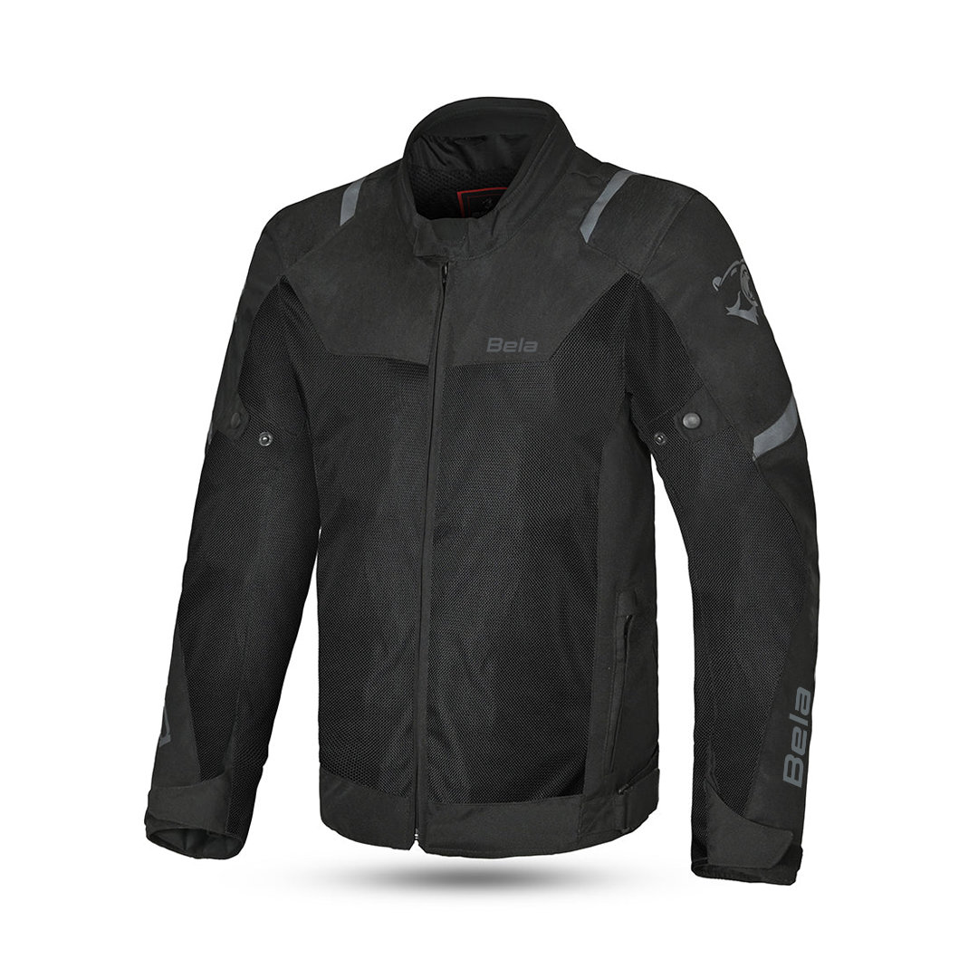 BELA MESH PRO CHAQUETA TEXTIL DE MOTO DE VERANO HOMBRE NEGRO