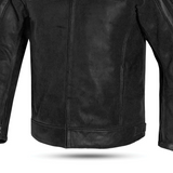 BELA NIGHT HAWK HOMBRE MOTO VINTAGE PIEL CHAQUETA NEGRO GRIS