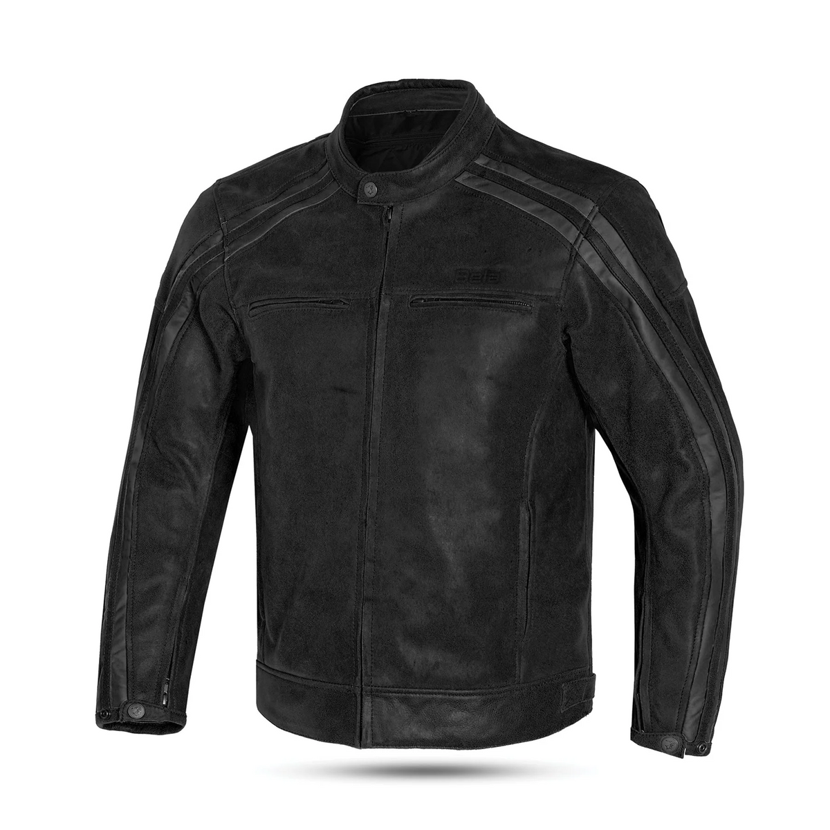 BELA NIGHT HAWK HOMBRE MOTO VINTAGE PIEL CHAQUETA NEGRO GRIS