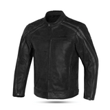 BELA NIGHT HAWK HOMBRE MOTO VINTAGE PIEL CHAQUETA NEGRO GRIS