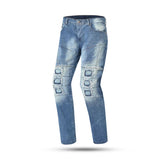 JEANS DA UOMO BELA PISTON 32L BLU SCURO CON SPRAY