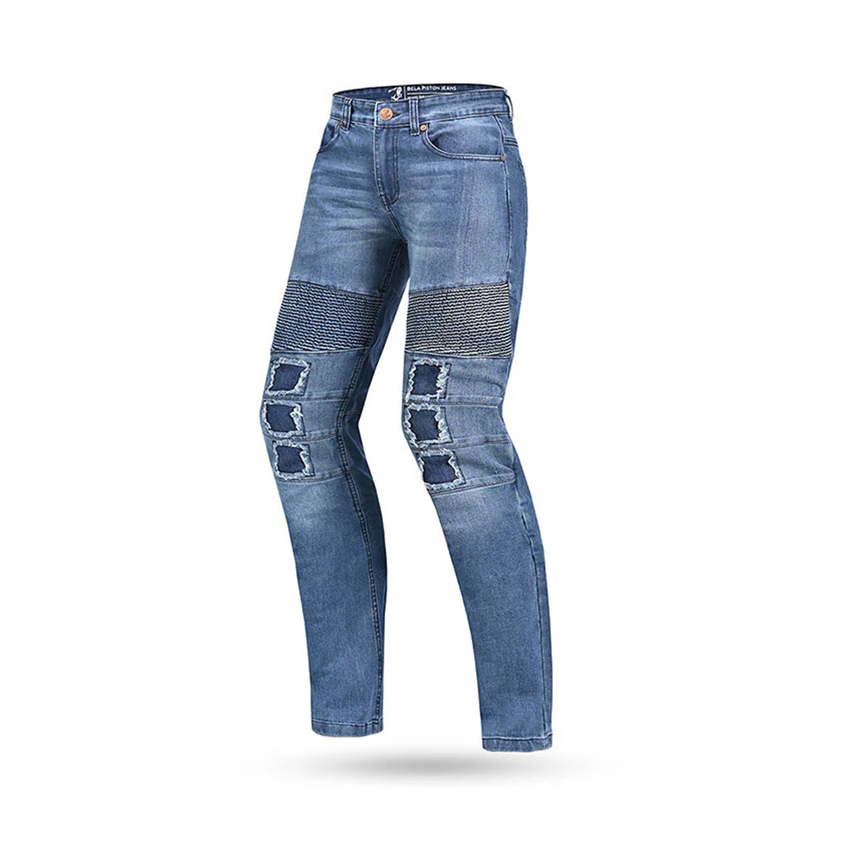 BELA PISTON PANTALONI DA UOMO JEANS 34L BLU 