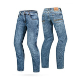 JEANS DA UOMO BELA RIO 34L SPRAY BLU CASUALE