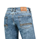 JEANS DA UOMO BELA RIO 34L SPRAY BLU CASUALE