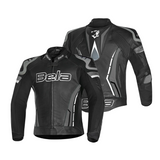 BELA ROCKET CHAQUETA DE MOTO DE HOMBRE PIEL NEGRO ANTHIRA