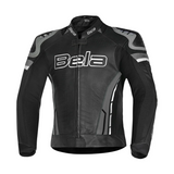 BELA ROCKET CHAQUETA DE MOTO DE HOMBRE PIEL NEGRO ANTHIRA