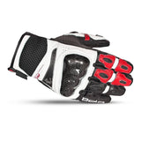 BELA - Leather Glove Rocket Short White/Red/Black