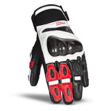 BELA - Leather Glove Rocket Short White/Red/Black