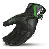BELA ROCKET GUANTES CORTOS HOMBRE PIEL BLANCO VERDE NEGRO