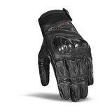 BELA ROCKET GUANTES CORTOS HOMBRE PIEL NEGRO GRIS