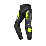 BELA ROCKET PANTALÓN MOTO PIEL HOMBRE NEGRO AMARILLO FLOUR