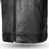 BELA ROYAL RIDER HOMBRE PIEL VINTAGE CHAQUETA NEGRO GRIS