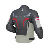 BELA - Veste textile Sprinter Noir/Glace/Rouge