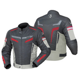 BELA - Veste textile Sprinter Noir/Glace/Rouge