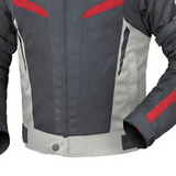 BELA - Veste textile Sprinter Noir/Glace/Rouge