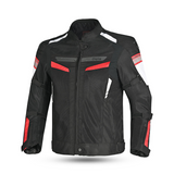 BELA SPRINTER CHAQUETA NINOS DE MOTO TEXTIL  NEGRO ROJO