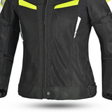 Casaco têxtil de mulher Bela Sprinter preto e amarelo