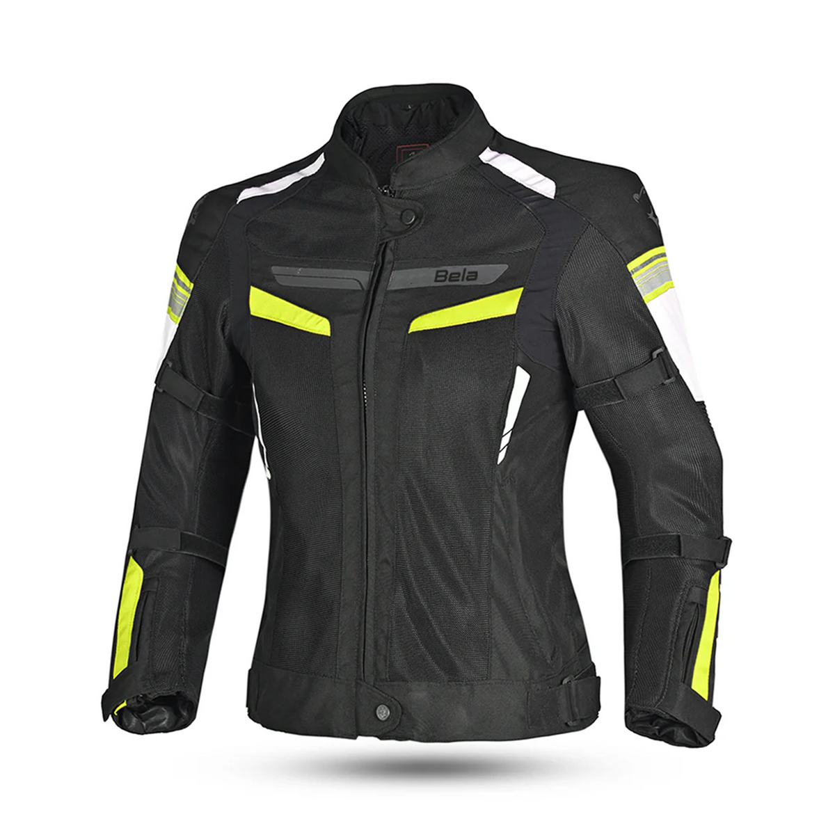 Casaco têxtil de mulher Bela Sprinter preto e amarelo