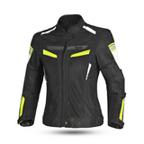 Casaco têxtil de mulher Bela Sprinter preto e amarelo