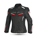 BELA SPRINTER DAMEN-TEXTILJACKE SCHWARZ ROT