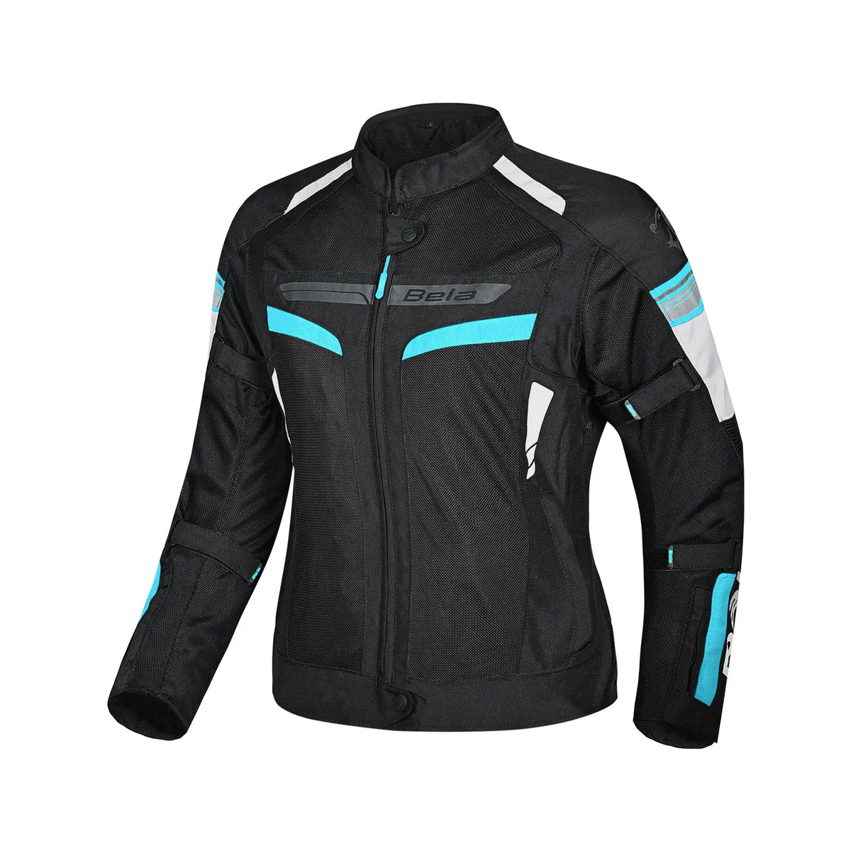BELA SPRINTER DAMEN-TEXTILJACKE SCHWARZ TÜRKIS