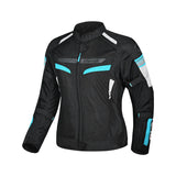 BELA SPRINTER DAMEN-TEXTILJACKE SCHWARZ TÜRKIS