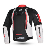 BELA STAR LIGHT KIDS MOTORCYCLE TEXTILE JACKET BLACK RED ICE