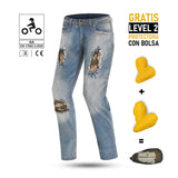 BELA STONE PANTALON DE HOMBRE JEANS AZUL CAMO