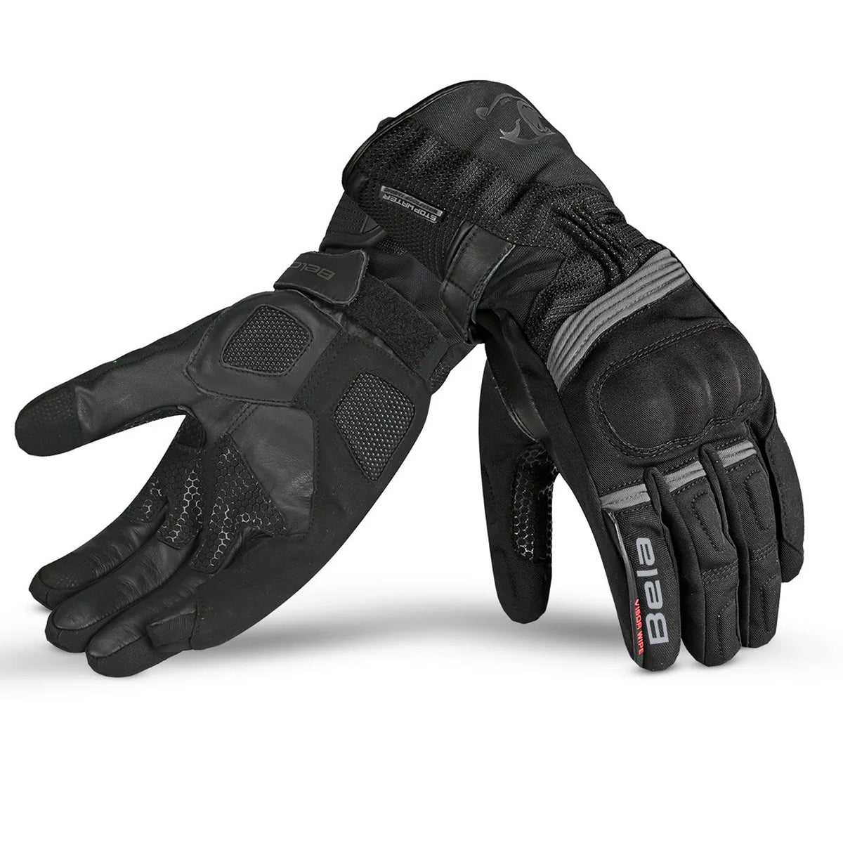 BELA STORM WP WOMEN'S SUMMER GLOVE TEXTILE BLACK GREY