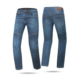 Calça de homem Bela Stroke, tamanho 30L, azul spray.
