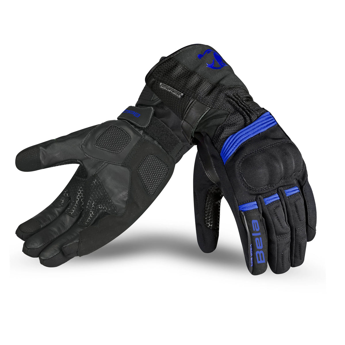 BELA Storm Winter WP Textile Glove Black Blue