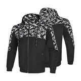 BELA - Sweat à capuche Camo Rush noir/gris foncé