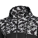 BELA - Sweat à capuche Camo Rush noir/gris foncé