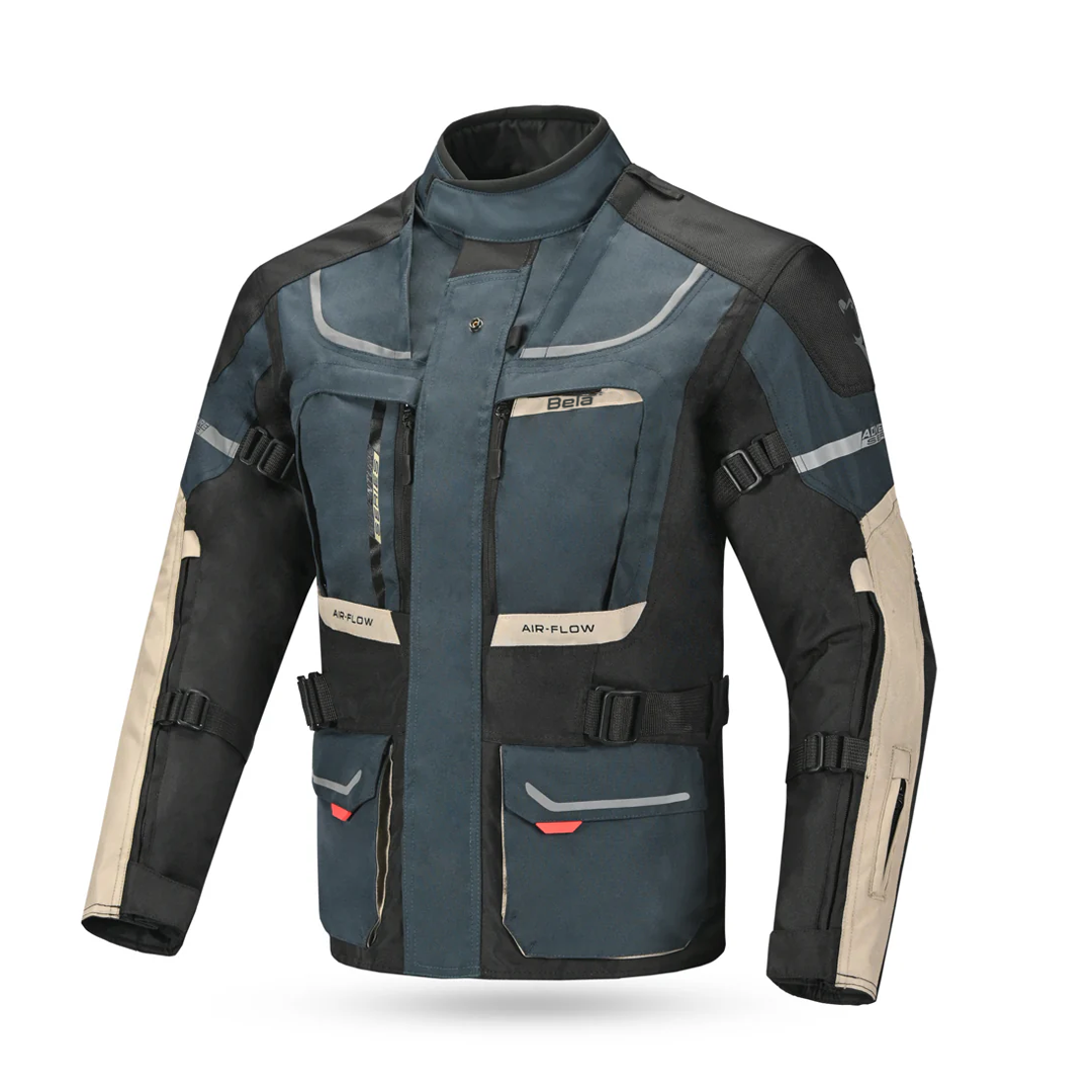 BELA TRANSFORMER 3IN1 HOMBRE MOTO TEXTILE CHAQUETA AZUL MARINO ARENA