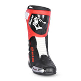 Botas de motociclismo Bela Turbo Track Racing, pretas e vermelhas.
