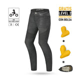 BELA URBAN LADY PANTALON DE MUJER JEANS NEGRO SPRAY