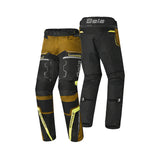 BELA - Pantalon textile Watson Noir/Marron/Jaune/Blanc