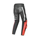 BELA X RACE Herren-Lederhose Schwarz Weiß Rot