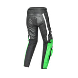 BELA X RACE Herren-Lederhose Schwarz Weiß Grün