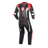 BELA X Race 2-teiliger Motorradanzug Schwarz Weiß Rot