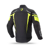 BELA - Rebel Man Rider Textiljacke Schwarz/Fluorgelb
