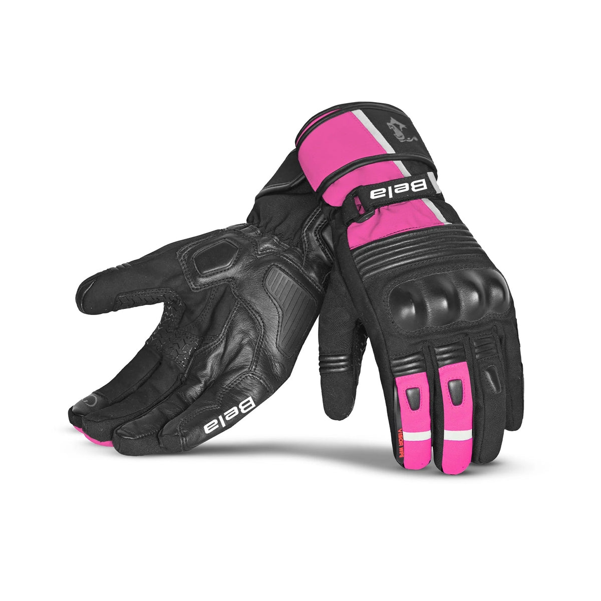 BELA - Ice Winter WP Leather Gloves, Black/Pink