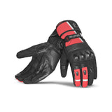 BELA - Guante Piel Ice Winter WP Negro/Rojo