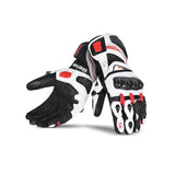 BELA - Gants en cuir Venom RS Racing Man Blanc/Noir/Rouge
